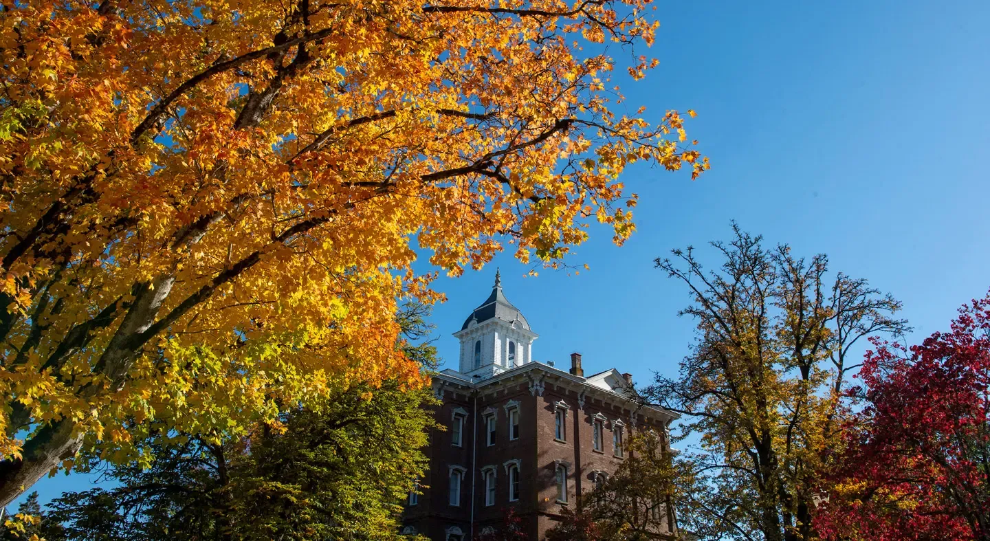 Linfield in the fall.